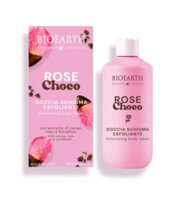 BioEarth Choco Απολεπιστικό Αφρόλουτρο Τριαντάφυλλο – Σοκολάτα